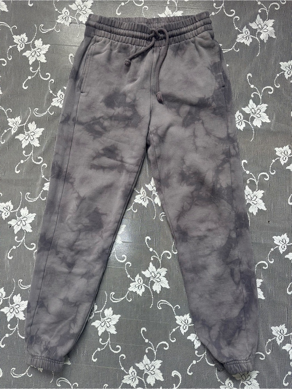 Aritzia TNA Cozy AF Fleece Tie-Dye Sweatpants Sz 2XS